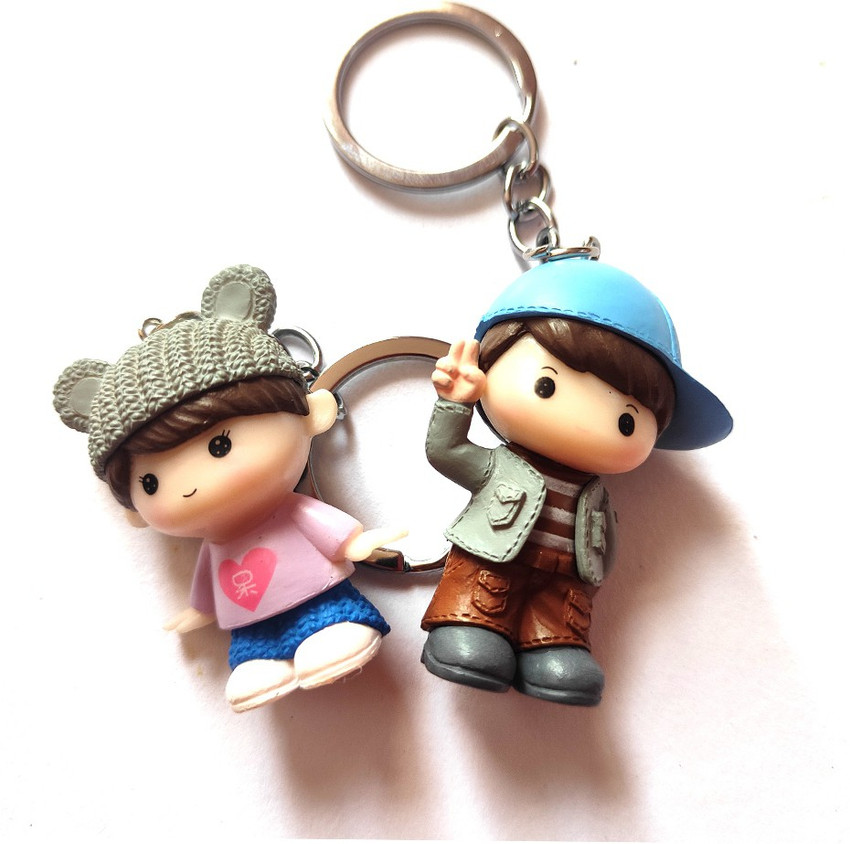 Boy and new arrivals girl keychain