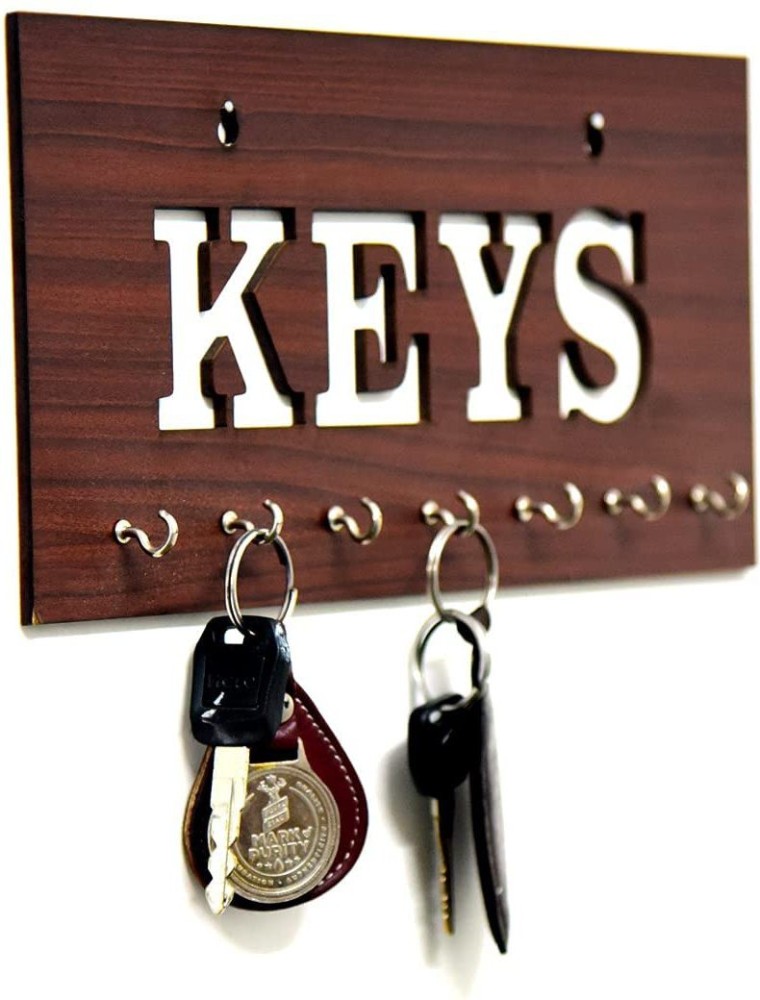 A to Z Wood Key Holder Price in India - Buy A to Z Wood Key Holder online  at