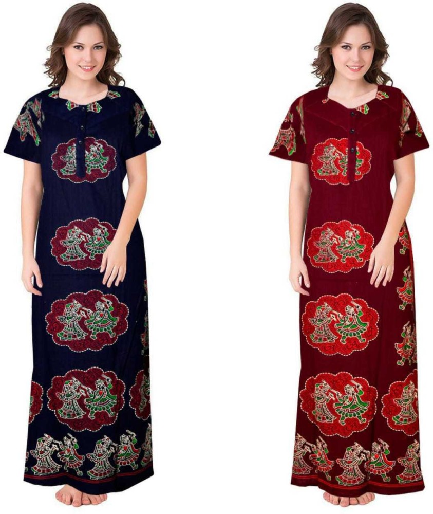 MAHALAXMI NIGHTDRESS Women Nighty Set Buy MAHALAXMI NIGHTDRESS Women Nighty Set Online at Best Prices in India Flipkart