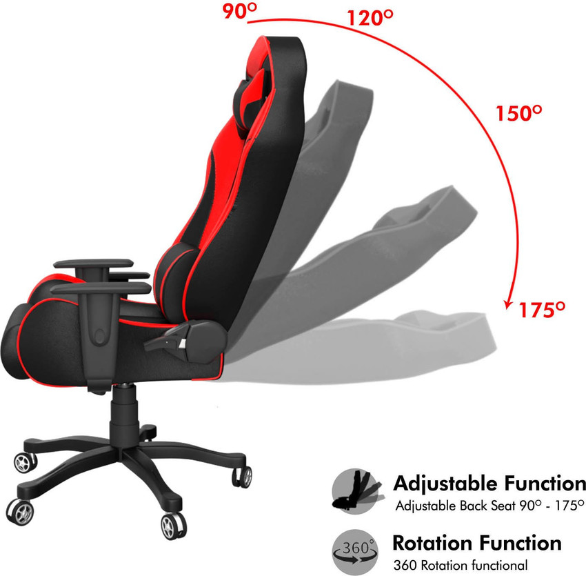 Flipkart Perfect Homes 1 Rage Series Ergonomic 180 Degree Recline