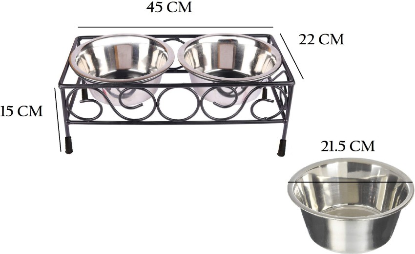 Pet Supplies : Pets Empire Stainless Steel Dog Bowl (Medium, Set of 2) 