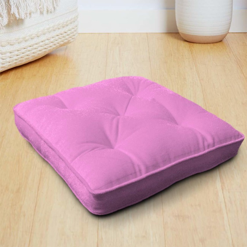 Indian Round Yoga Mat Pouf Seat Cushion Meditation Memory Cotton Pillow Pad  50cm