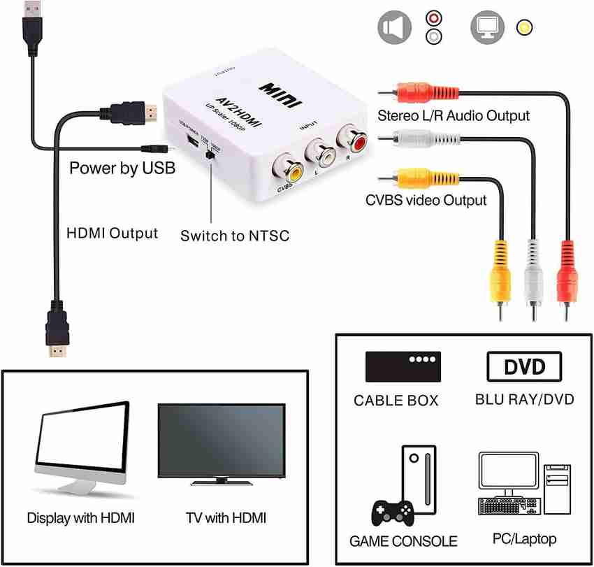 Av rca a best sale hdmi