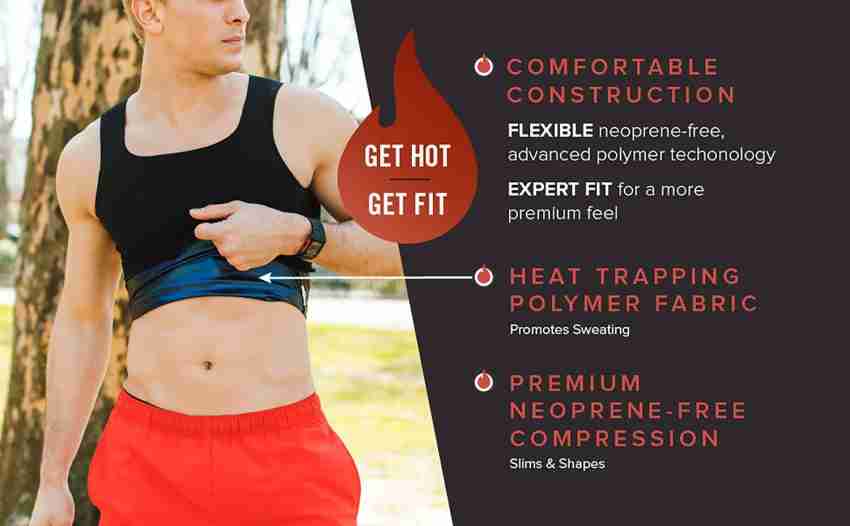 Olsic Polymer Sweat Shaper Vest Workout for Weight Loss, Waist