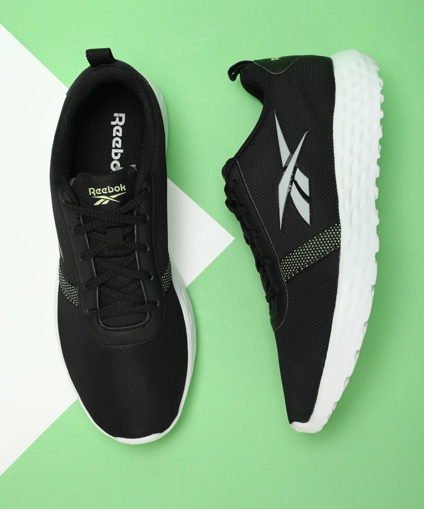 Reebok green and black 2025 shoes