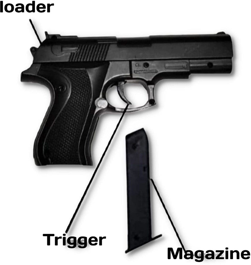 DC Hub Hand Gun PUBG Gun Toy Pistol Gun Toy for Kids 10 Years