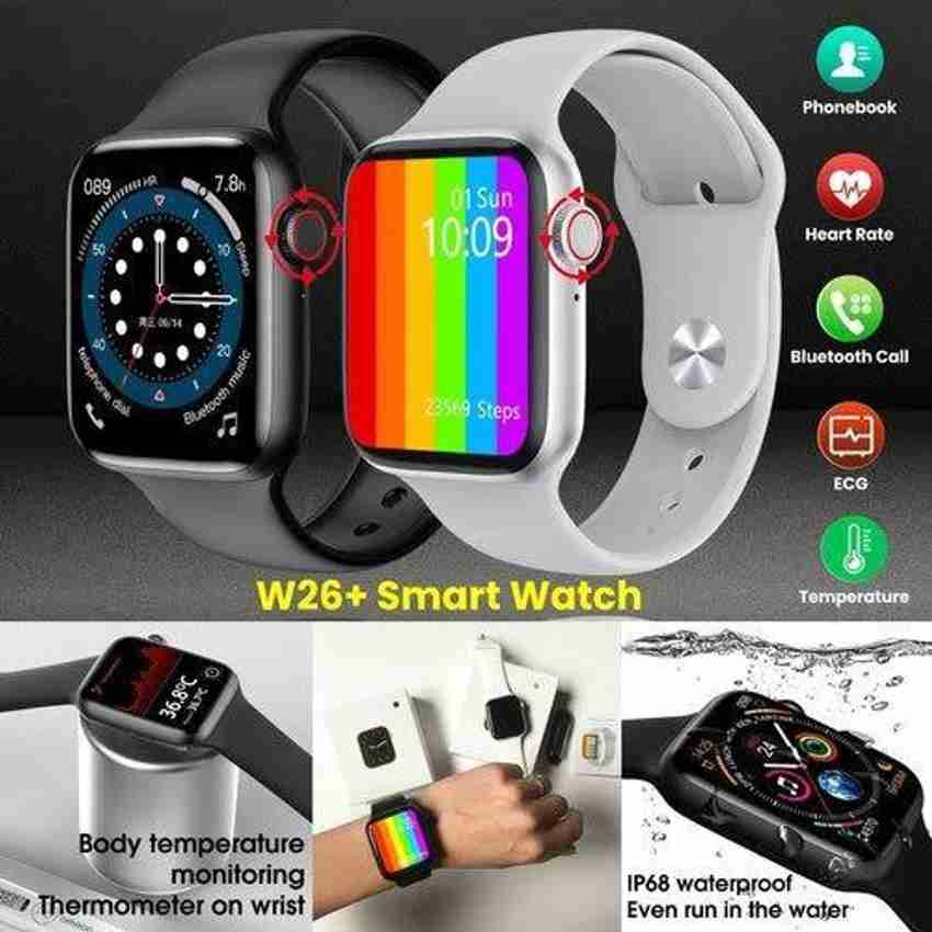 Solymo W26 Plus Smart Watch For Android ios Smartwatch Price in India Buy Solymo W26 Plus Smart Watch For Android ios Smartwatch online at Flipkart