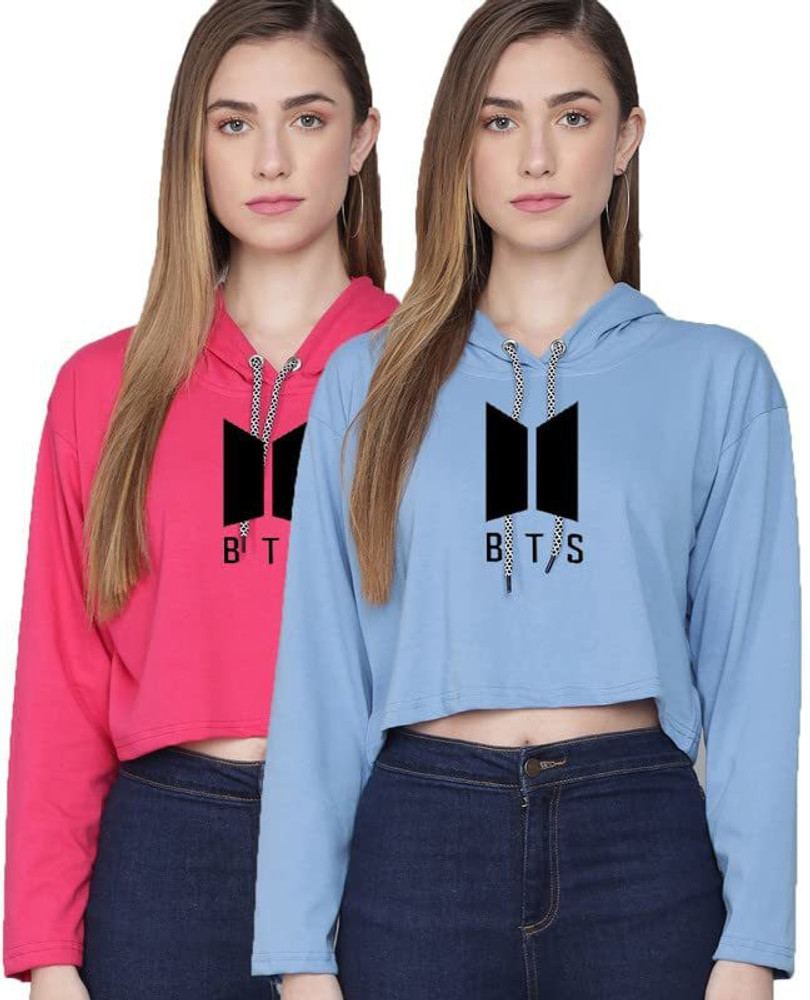 Hoodie crop 2025 top on flipkart
