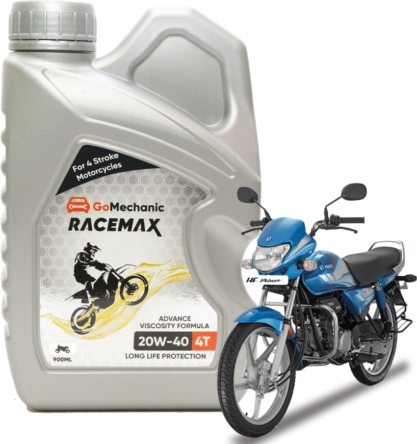 Hf deluxe bike sale engine oil price