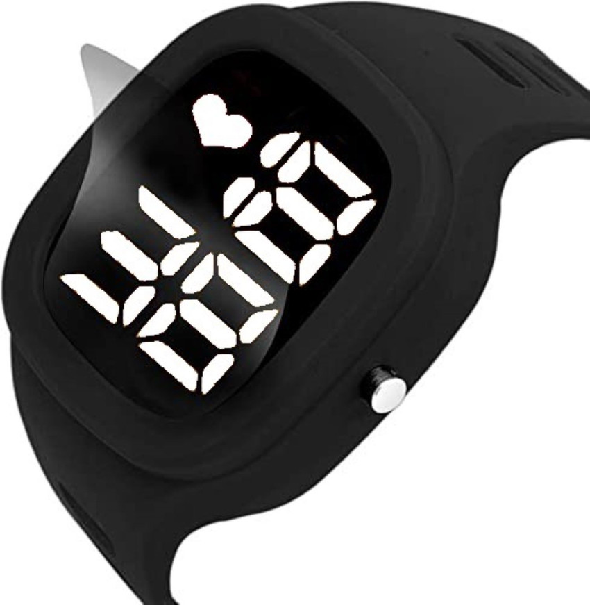 vin black and green stylish new generation digital watch big black square and green apple digital watch Digital Watch For Boys Girls Buy vin black and green stylish new