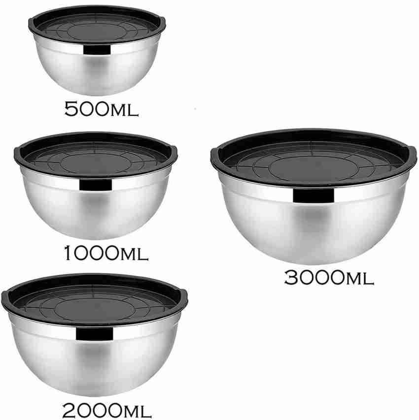 Microwave Safe Bowl Set with Lid, Bowls Set, Microwave Bartan, Microwave  Oven Bowl, Microwave Katori, Mixing
