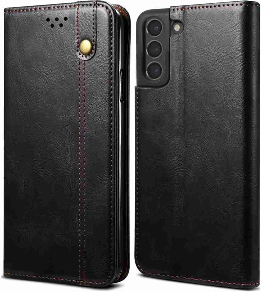 SaharaCase - Folio Wallet Case for Apple iPhone 13 - Black