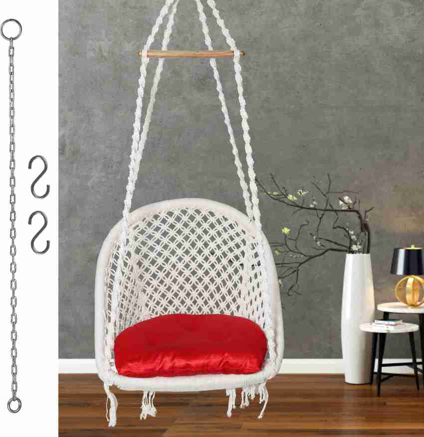 Patiofy D Shape Swing for Adults Jhula Indoor for Kids Wooden