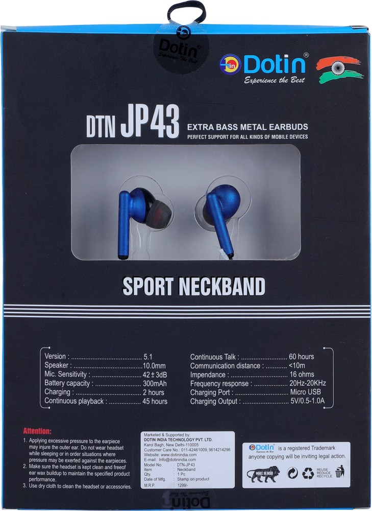 Dotin earphone price new arrivals