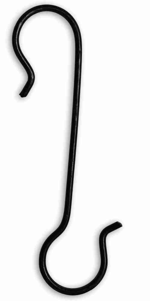 ROUND METAL Iron Metal Black S Hook Coat Bag Hook Set Of 6 Hook 6 Price in  India - Buy ROUND METAL Iron Metal Black S Hook Coat Bag Hook Set Of