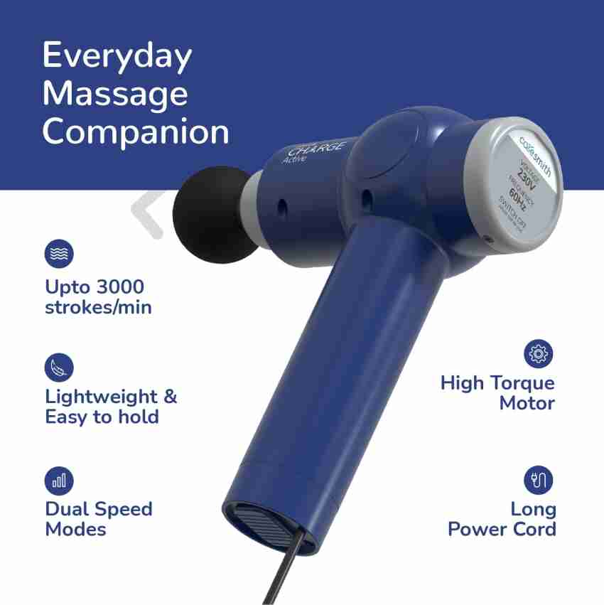 CARESMITH Charge Boost Massage Gun | True Percussion Large Torque Motor |  3200 Strokes per min | 4 H…See more CARESMITH Charge Boost Massage Gun 