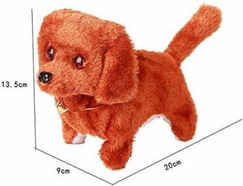 Walking barking deals dog toy