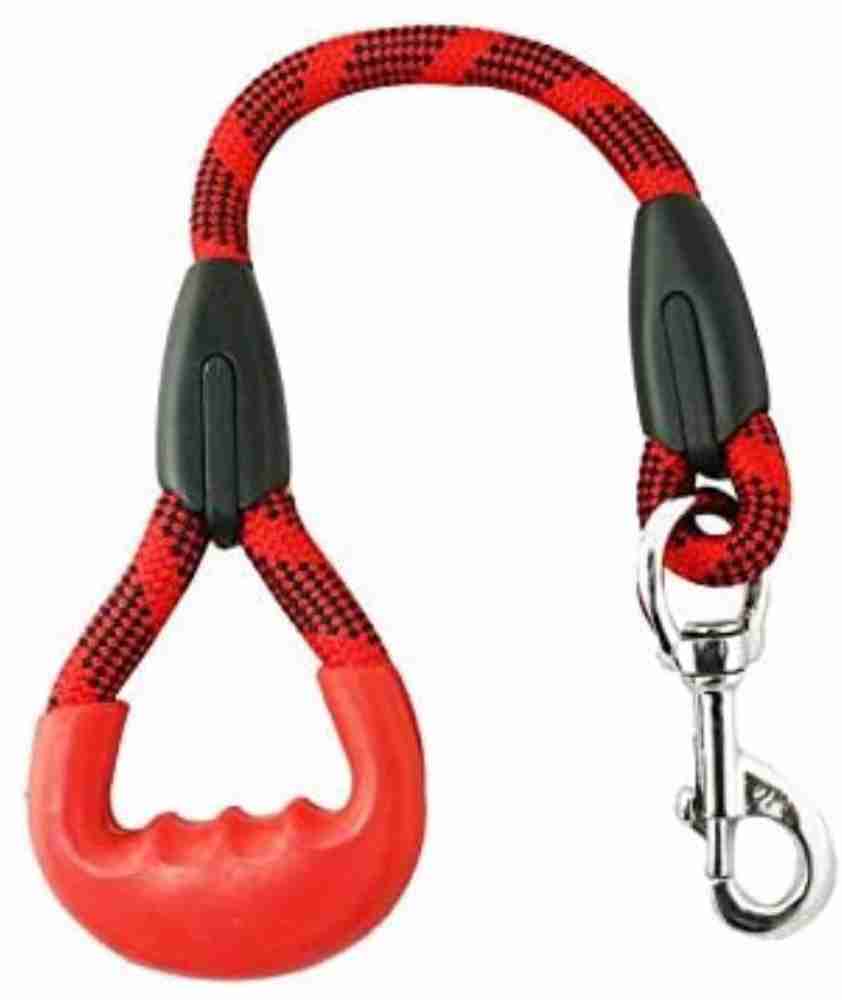 Dog leash with rubber grip on sale
