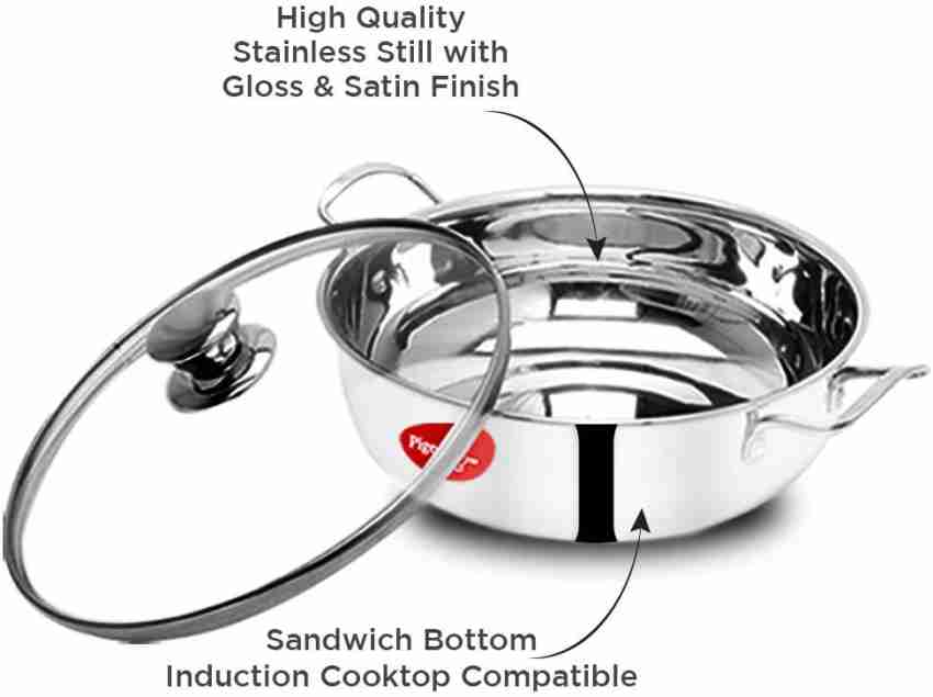 Stainless steel best sale pan cooker