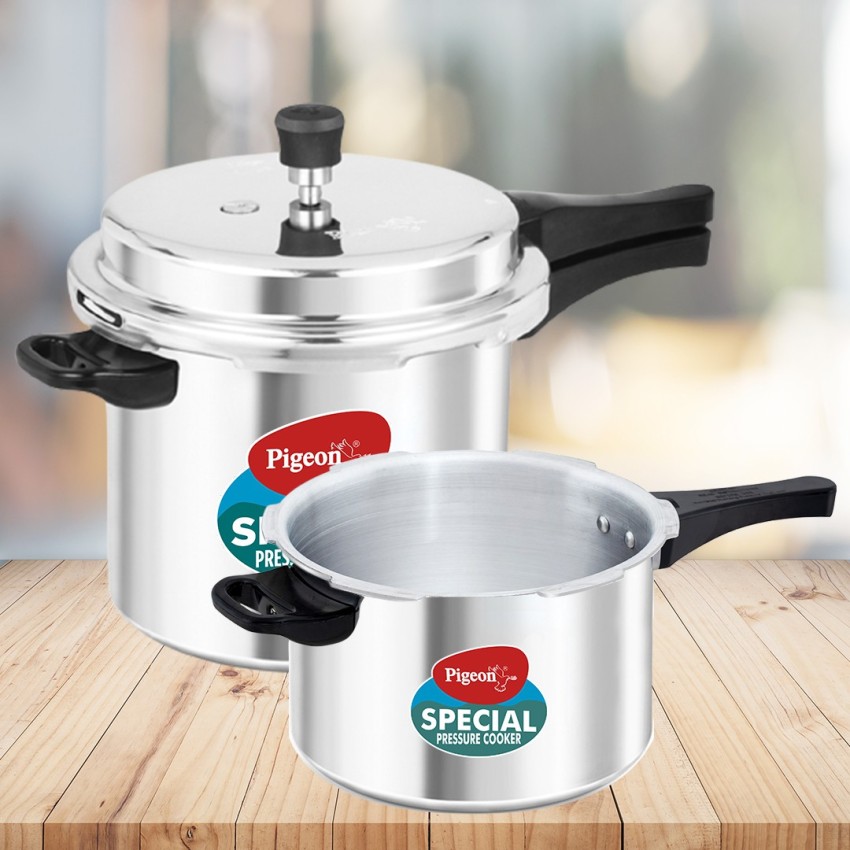 Pigeon Special Combi Pack Aluminium Pressure Cooker 12.5 L