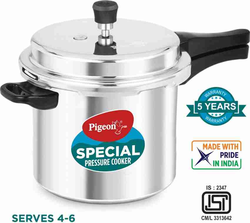 Pigeon Special Combi Pack Aluminium Pressure Cooker 12.5 L Outer Lid Pressure Cooker Price in India Buy Pigeon Special Combi Pack Aluminium Pressure Cooker 12.5 L Outer Lid Pressure Cooker online