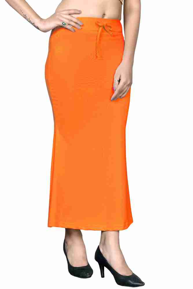 Buy THE DECOR TEX Cotton Blend Saree Shapewear Petticoat for Women