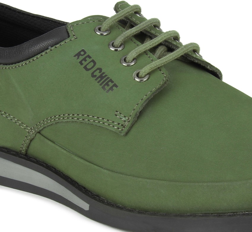 Red chief store green casual shoes