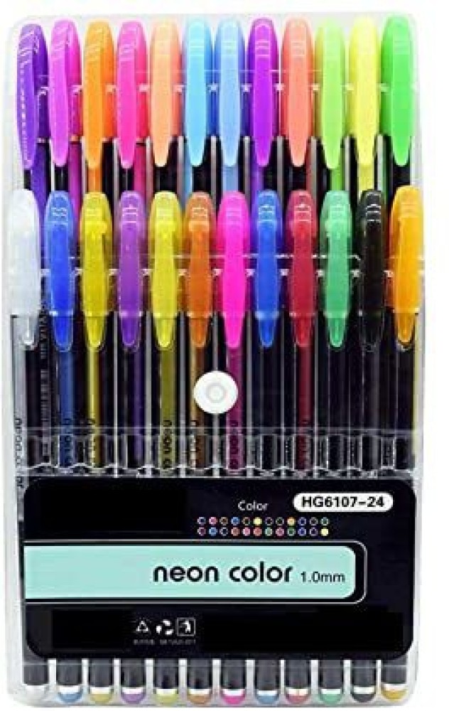 spincart 48 Pieces Sketch Pen Set Washable Water