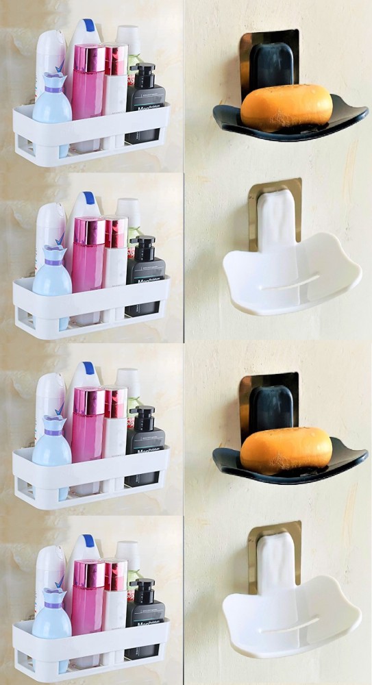 Bathroom Accessories  Bathroom Self-Adhesive Plastic Corner Shelf