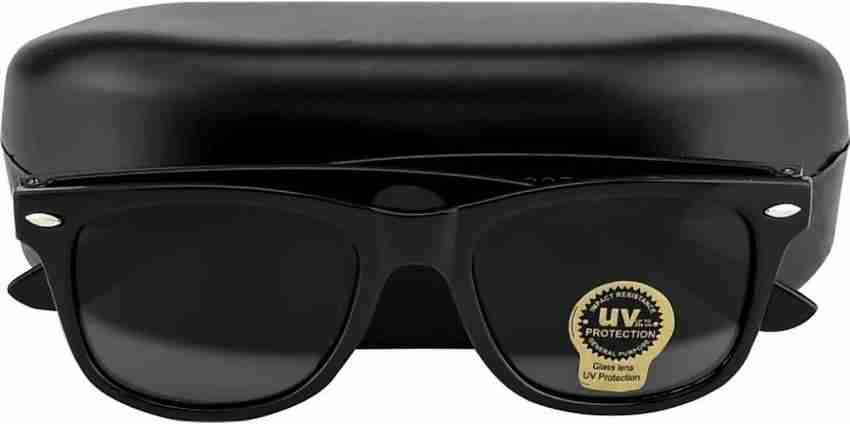 Dark discount black wayfarer