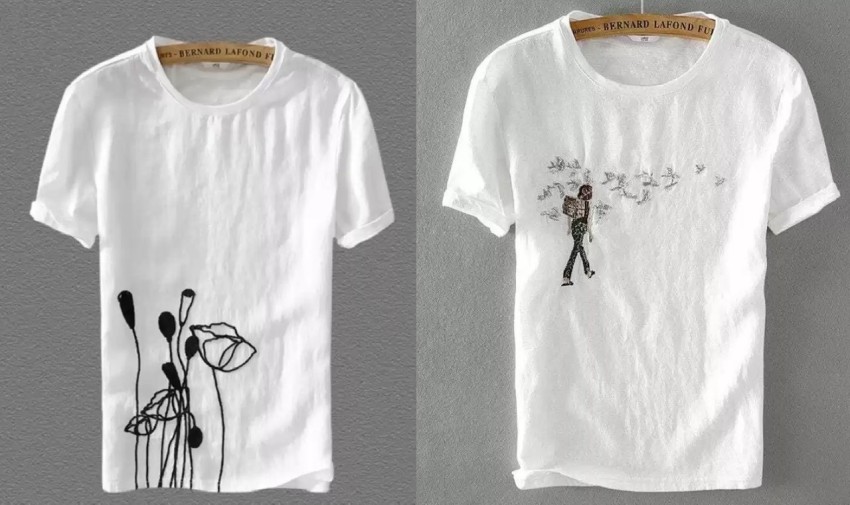 Black t outlet shirt painting ideas