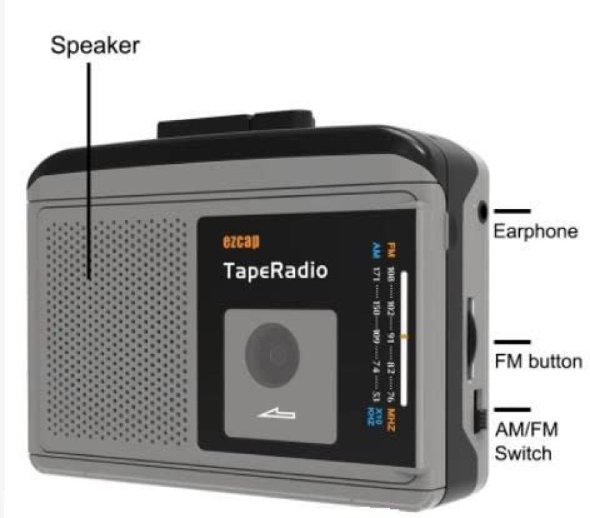 Cassette player with AM/FM Radio (CAS337B)