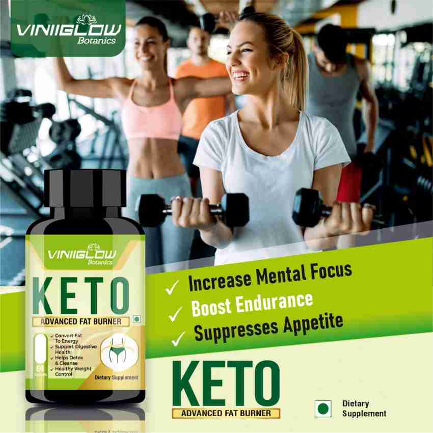 Viniiglow Botanics Keto Slim Advanced Weight Loss Supplement Fat Burner -60  Capsules Price in India - Buy Viniiglow Botanics Keto Slim Advanced Weight  Loss Supplement Fat Burner -60 Capsules online at