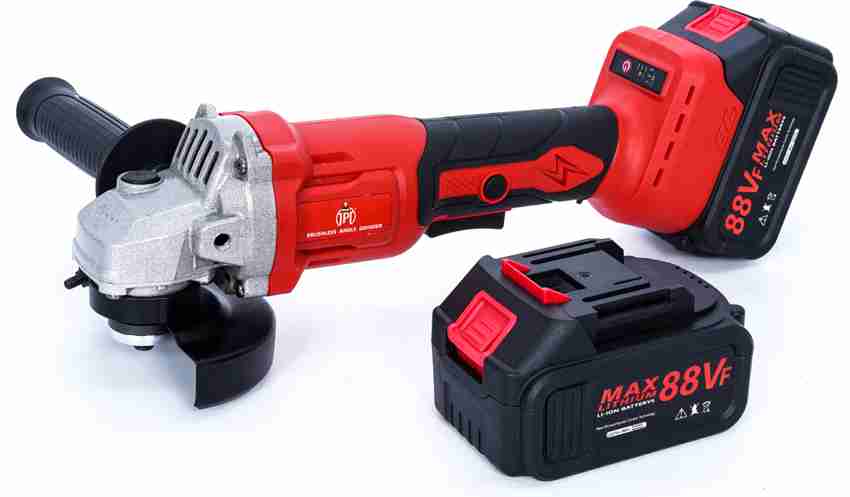 JPT 21V Brushless Cordless Angle Grinder 115mm with 4.0Ah Li