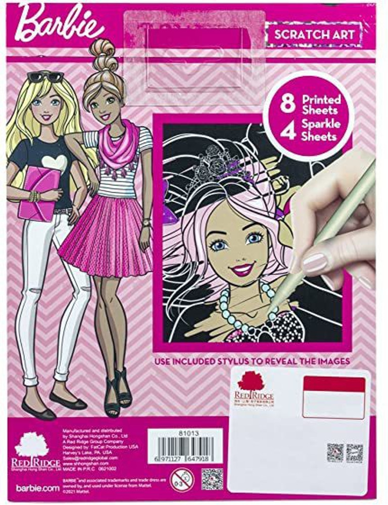 Barbie fashion sketch pad sales