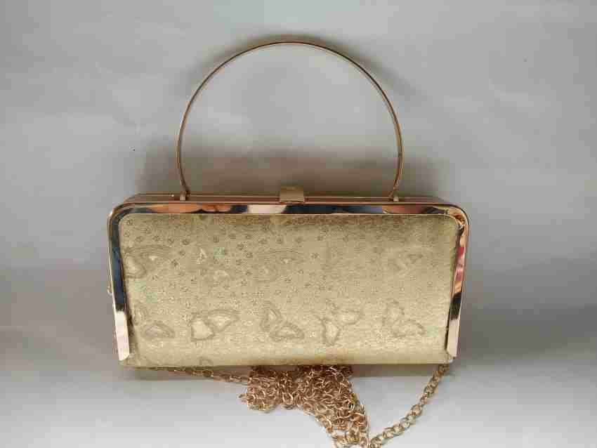 Ladies purse golden colour sale