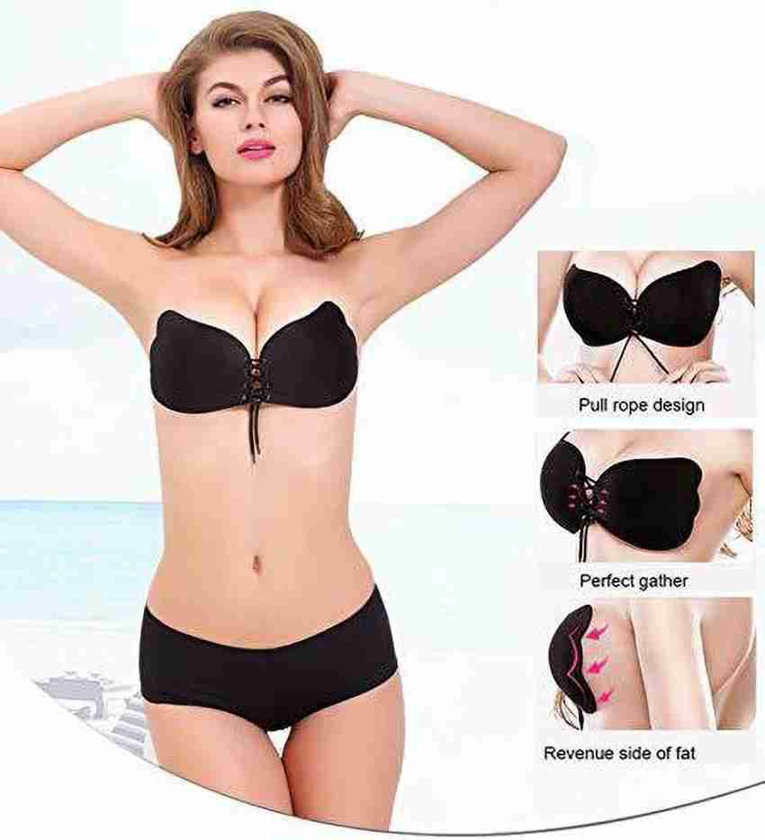 Adhesive Breast Gather Push Up Strapless