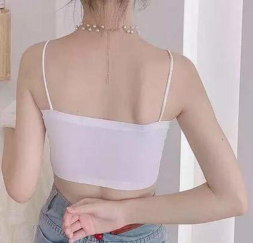 tamanna creations Tank Crop Top Women Camis Crop Top Sleeveless Intimates  Seamless Cropped Girls Bandeau/Tube Lightly Padded Bra - Buy tamanna  creations Tank Crop Top Women Camis Crop Top Sleeveless Intimates Seamless