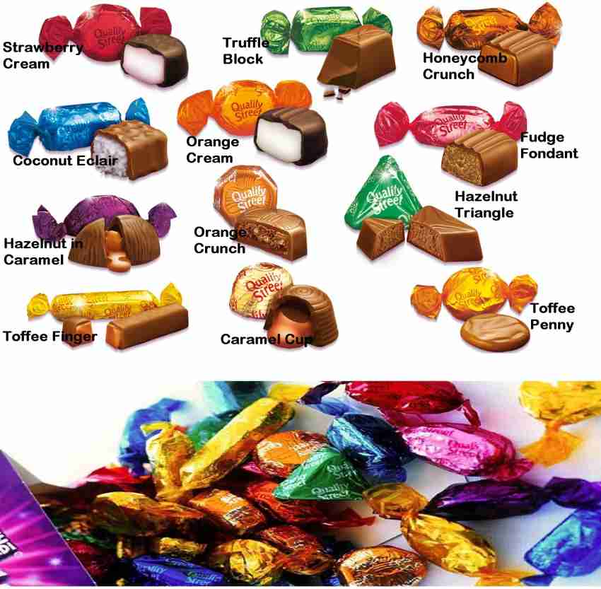 Nestle Quality Street Chocolates, 900 GM (Assorted, Pack - 3)
