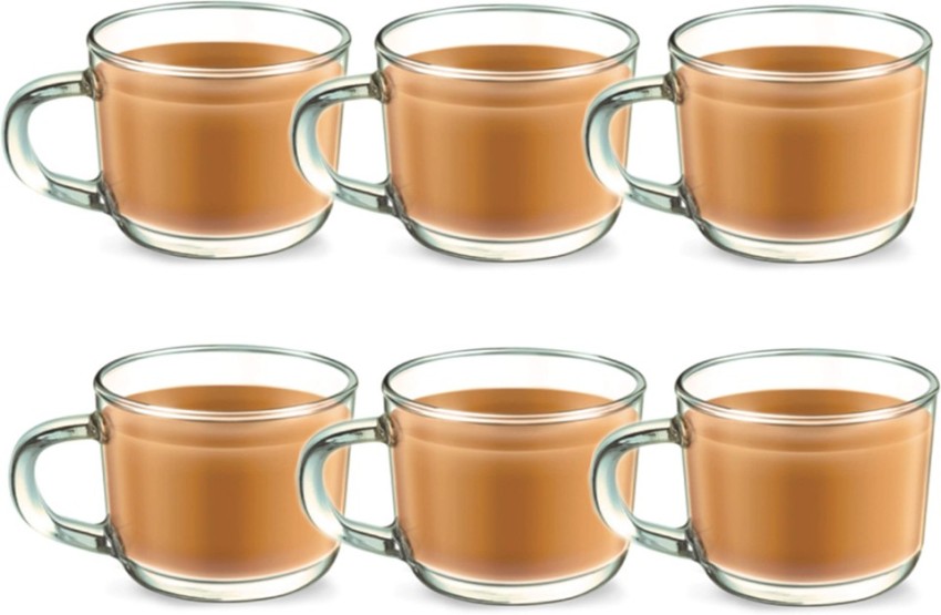 Buy Yera Tea/Coffee Glass Mug Set Online at Best Price of Rs 229