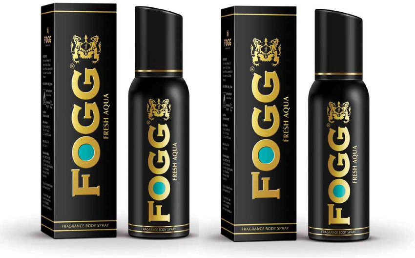 FOGG AQUA FRAGRANCE BODY SPRAY EACH 120 ML PACK 2 Deodorant Spray