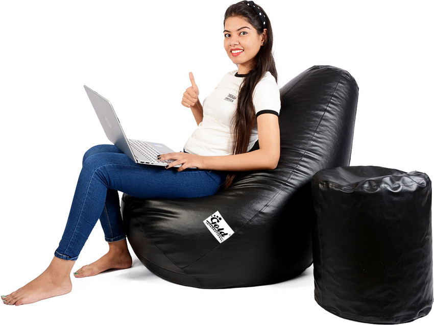 Gold bean sales bag chair