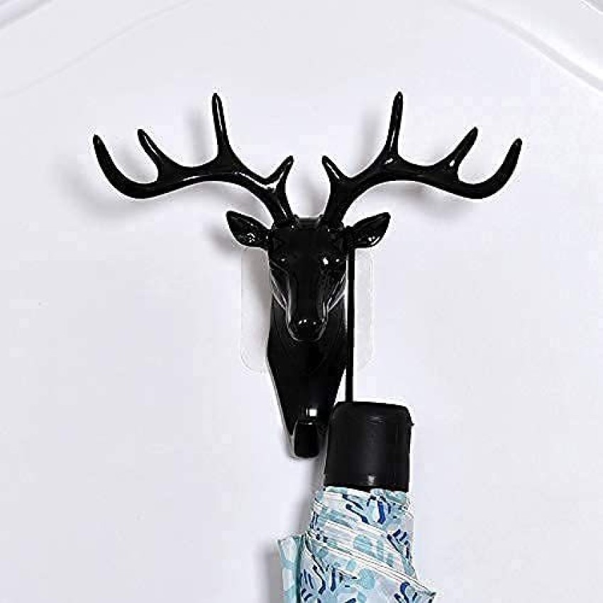 Deer Coat Hooks Lot of 3 Pieces Stag Statue wall hook