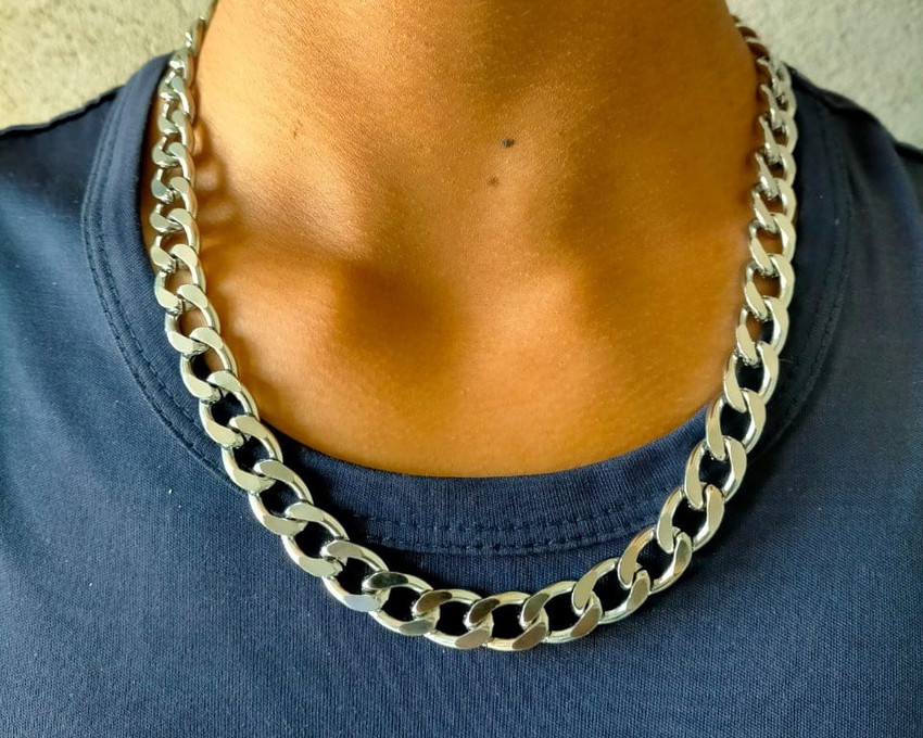Silver necklace shop 22 inch