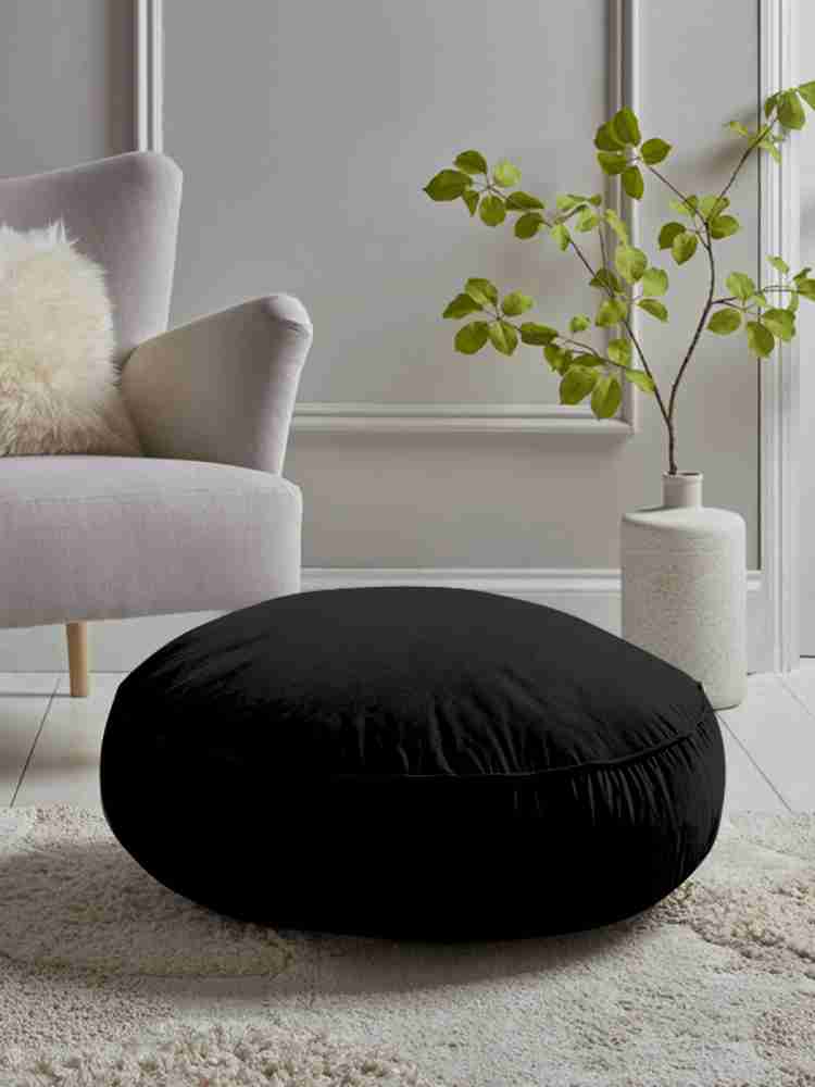 Anita Corporation Round Cushion Pillow For Tub Car Office Chair Balcony Bedroom 40 x 40 cm Microfibre Solid Floor Cushion Pack of 1 Buy Anita Corporation Round Cushion Pillow For Tub