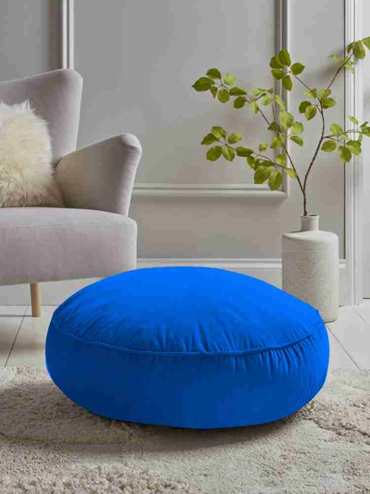 Anita Corporation Round Cushion Pillow For Tub Car Office Chair Balcony Bedroom 40 x 40 cm Microfibre Solid Floor Cushion Pack of 1 Buy Anita Corporation Round Cushion Pillow For Tub