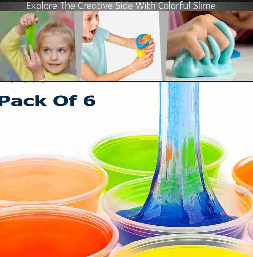 blue seed crystal slime magic mud transparent jelly clay putty