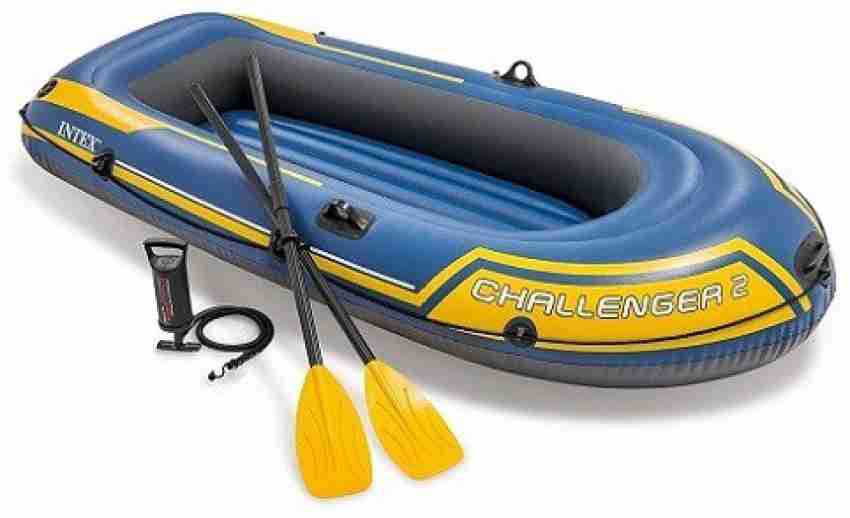 Intex Seahawk Person Inflatable Fishing Water Boat Set W/, 50% OFF