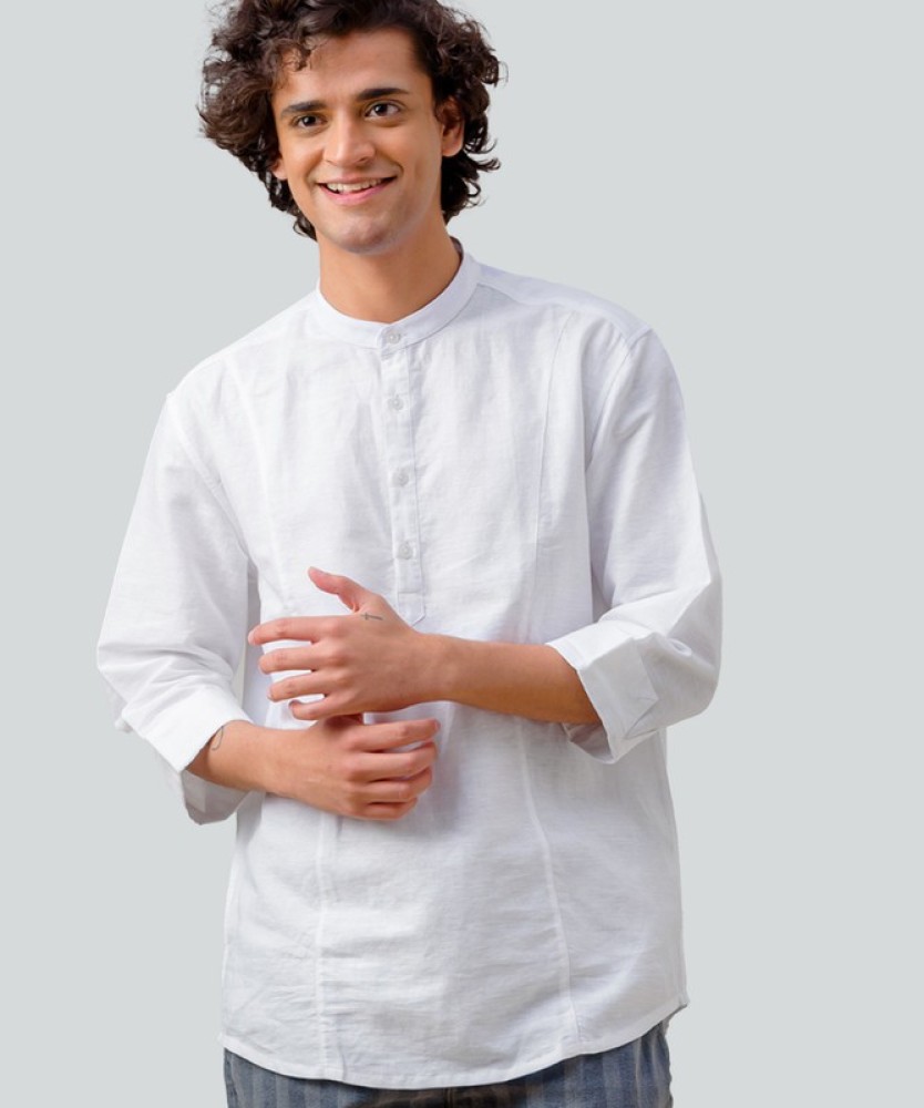 flipkart linen shirts