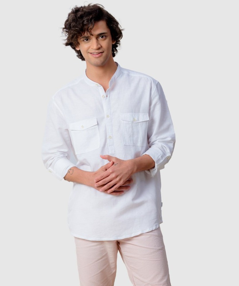 flipkart linen shirts